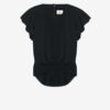 Tullya Plain-Colored Pleated Top