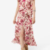 Tullya Silk Rose Print Top