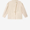 Uadie Short Textured Cotton Coat
