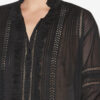 Valda Openwork Cotton Voile Shirt