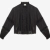 Valda Openwork Cotton Voile Shirt