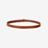 Valdez Leather Belt with a Jewel Buckle