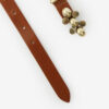 Valdez Leather Belt with a Jewel Buckle