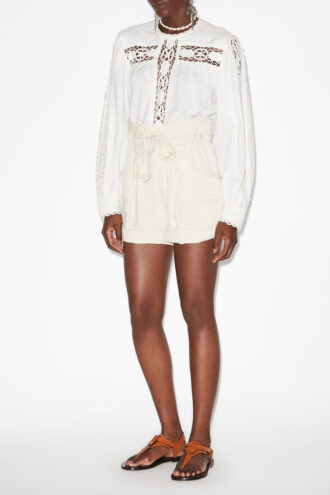 Valmira Cotton and Linen Blend Blouse