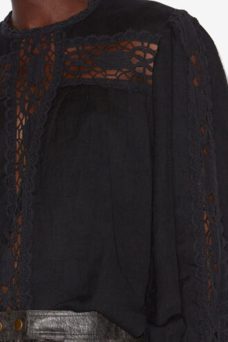 Valmira Cotton and Linen Blend Blouse