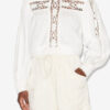 Valmira Cotton and Linen Blend Blouse
