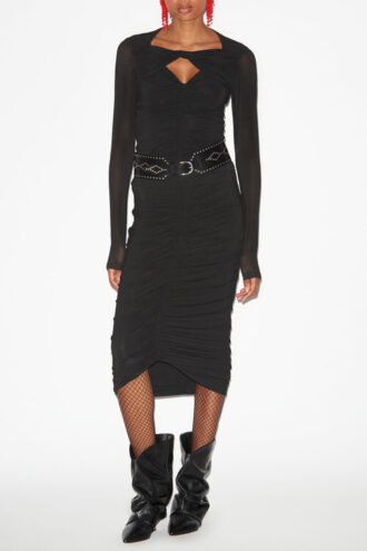 Vandalia Top in Gathered Jersey