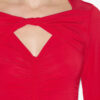 Vandalia Top in Gathered Jersey