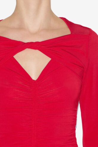 Vandalia Top in Gathered Jersey