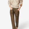 Vanel Shiny Lambskin Leather Pants