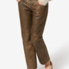 Vanel Shiny Lambskin Leather Pants
