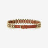 Varana Leather and Metal Belt