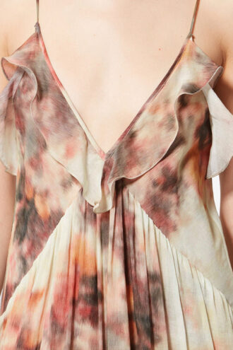 Vasmila Long Printed Cotton Voile Dress