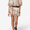 Veelia Lightweight Printed Cotton Voile Top