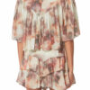 Veelia Lightweight Printed Cotton Voile Top