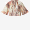 Veelia Lightweight Printed Cotton Voile Top