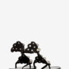 Velvee Jeweled Suede Leather Sandals