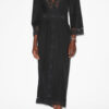 Veona Long Cotton and Linen Blend Dress