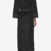 Veona Long Cotton and Linen Blend Dress