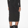 Vicky Midi Skirt in Gathered Jersey