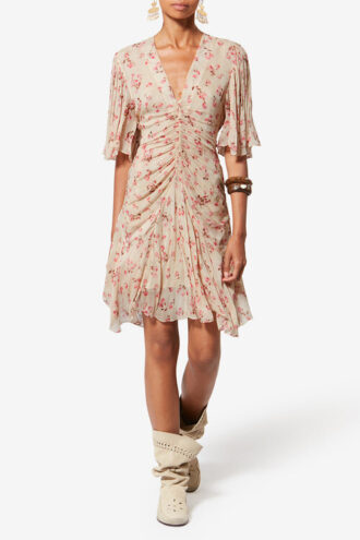 Vivienne Short Printed Muslin Dress