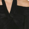 Vonda Draped Top in Plain-Colored Jersey