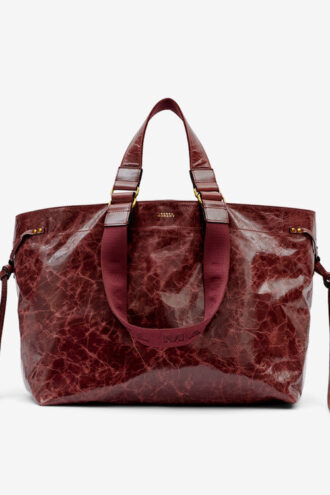 Wardy Shiny Leather Tote Bag