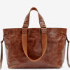 Wardy Shiny Leather Tote Bag