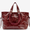 Wardy Shiny Leather Tote Bag