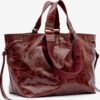 Wardy Shiny Leather Tote Bag