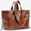 Wardy Shiny Leather Tote Bag