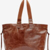 Wardy Shiny Leather Tote Bag