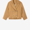 Warna Men’S Short Virgin Wool and Cashmere Coat