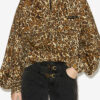 Wilda Printed Stand-Up Collar Sweatshirt