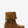 Winki Boots in Braided and Suede Leather