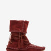 Winki Boots in Braided and Suede Leather