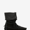Winki Boots in Braided and Suede Leather