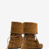 Winki Boots in Braided and Suede Leather