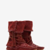 Winki Boots in Braided and Suede Leather