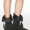 Winki Boots in Braided and Suede Leather