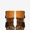 Winki Woven Suede Leather Boots
