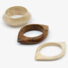 Wood Eye Bracelet Set