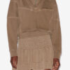 Yaele Faded Topstitched Jersey Sweatshirt