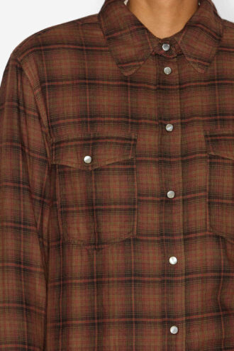 Yalisa Checkered Cotton Shirt