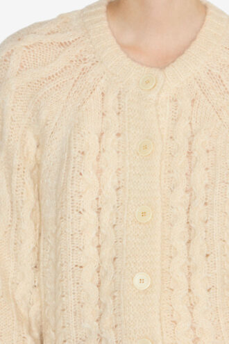 Yara Cable Knit Cardigan