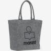 Yenky Washed Cotton Logo Tote Bag