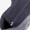 Yenky Zipped Cotton Canvas Tote Bag