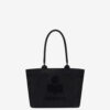 Yenky Zipped Cotton Logo Tote Bag
