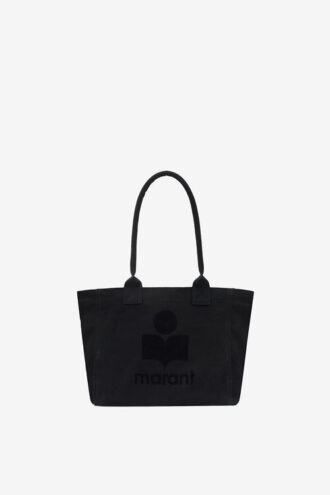 Yenky Zipped Cotton Logo Tote Bag