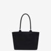 Yenky Zipped Cotton Logo Tote Bag